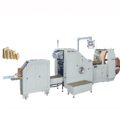 ZDJ-450 Kraft Paper Square Bottom Bag Making Machine With Flexo Printing Unit