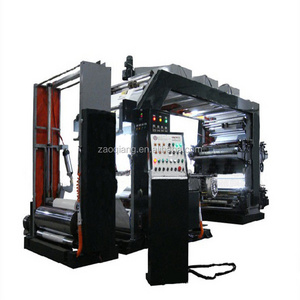 YTB-41000 High Speed PVC UV Stack PE Label Paper and Plastic Film Bag 2 6 8 4 Colour Flexographic Printing machine