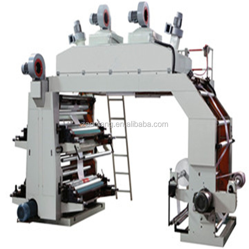 YTB-41000 High Speed PVC UV Stack PE Label Paper and Plastic Film Bag 2 6 8 4 Colour Flexographic Printing machine