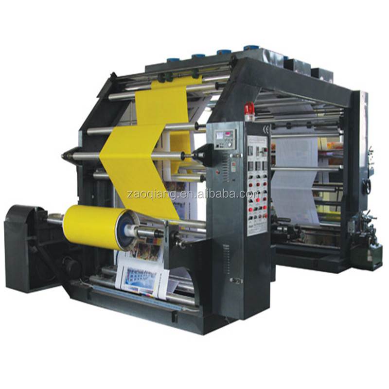 YTB-41000 High Speed PVC UV Stack PE Label Paper and Plastic Film Bag 2 6 8 4 Colour Flexographic Printing machine