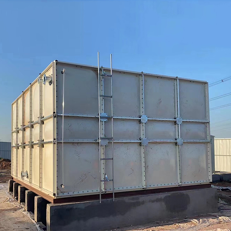 SMC water tank with elevated FRP composite water tank High quality FRP water tank