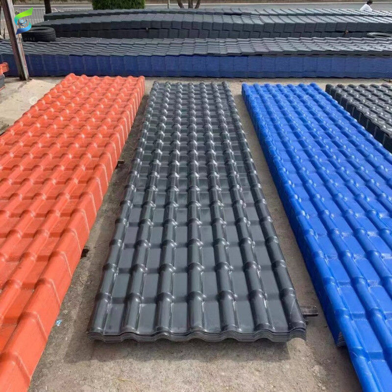 Asa Synthetic Resin Roof Tiles Corrugated Pvc Shingle Tile Upvc Plastic Roofing Sheets