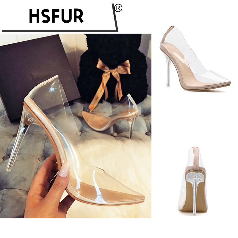 Crystal Show Stripper Heels Clear Shoes Women 2023 Platforms High Heels Sandals Female Transparent Sexy Wedding Shoes Slipper