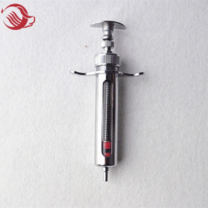 Hig quality glass injection syringe Veterinary syringe for pig