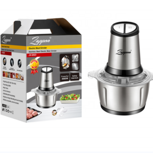 Home Kitchen Food Grinders Electric Stainless Steel Meat Grinder 3l 4 Sharp Blades Electric Meat Chopper