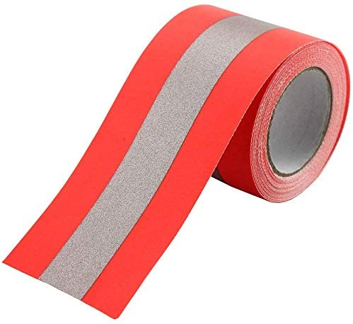 100% cotton flame resistance reflective tape fluorescent fire retardant reflective fabric tape for safety vest