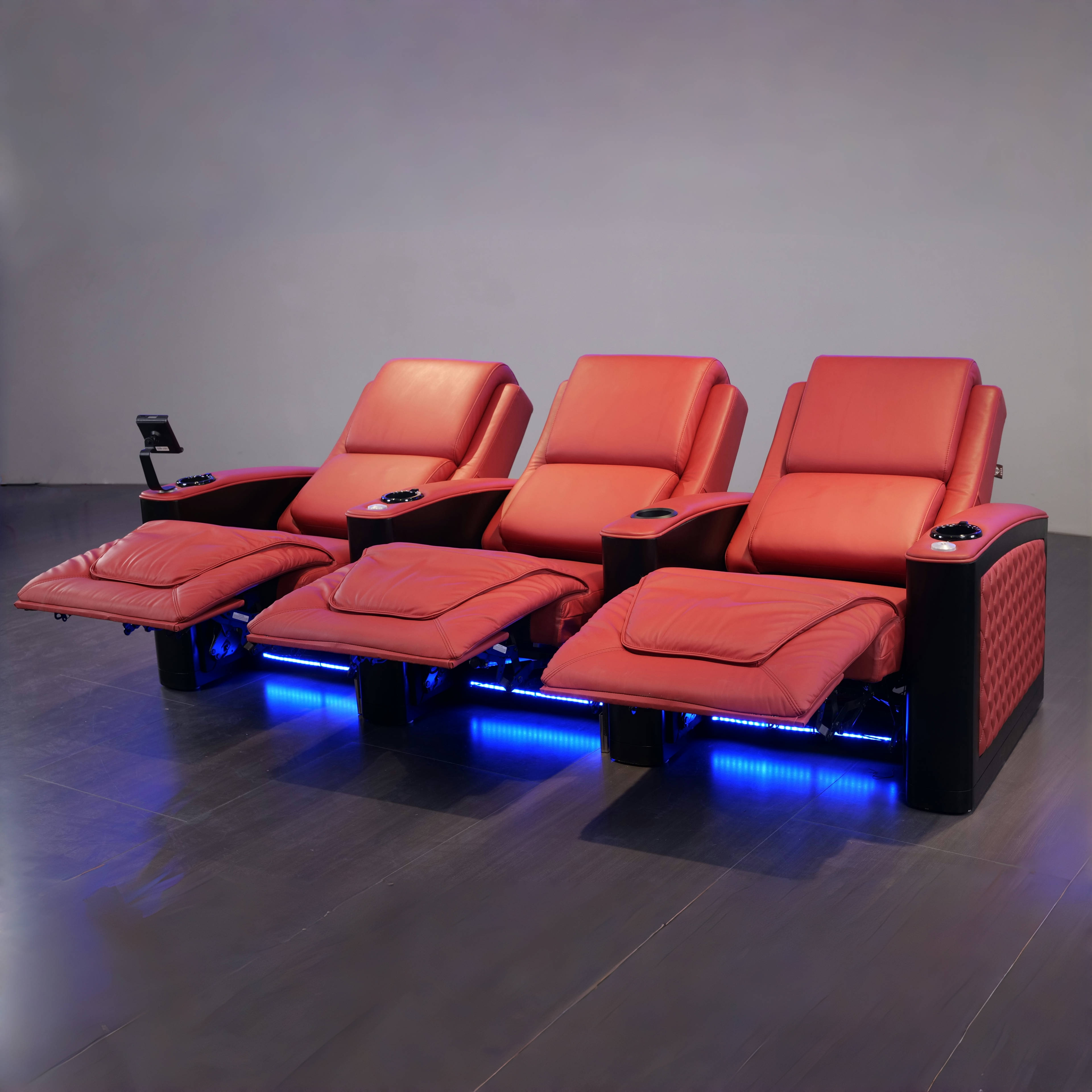 Red movie chair Theatre seat Cinema sofa cover Theatre seat Electric theatre recliner Massage living room sofa