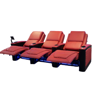 Red movie chair Theatre seat Cinema sofa cover Theatre seat Electric theatre recliner Massage living room sofa