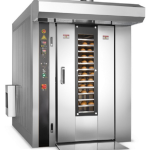 Industrial bread oven kunfa rotary oven machine 12 trays rotating gas rotary oven for bakery baking equipment