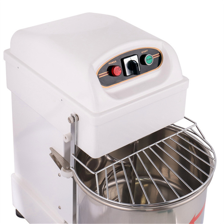 Dough kneader pizza bakery flour mixer machine 20 ltr spiral dough mixer bakery equipment bread dough mixer