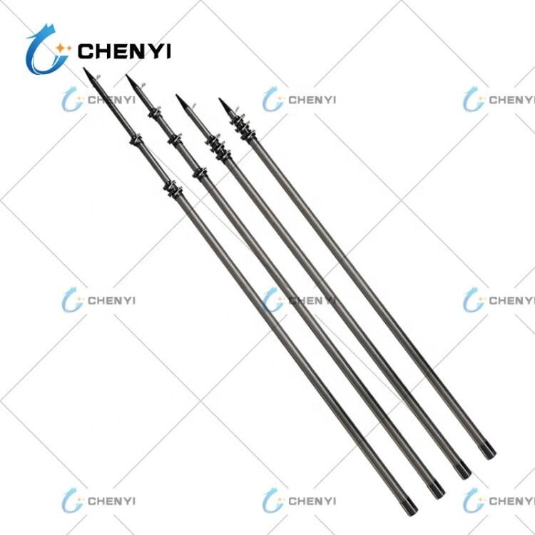 Custom Length Carbon Fiber Telescopic Pole Boat Outriggers Fishing Outrigger Poles With Quick Clamp