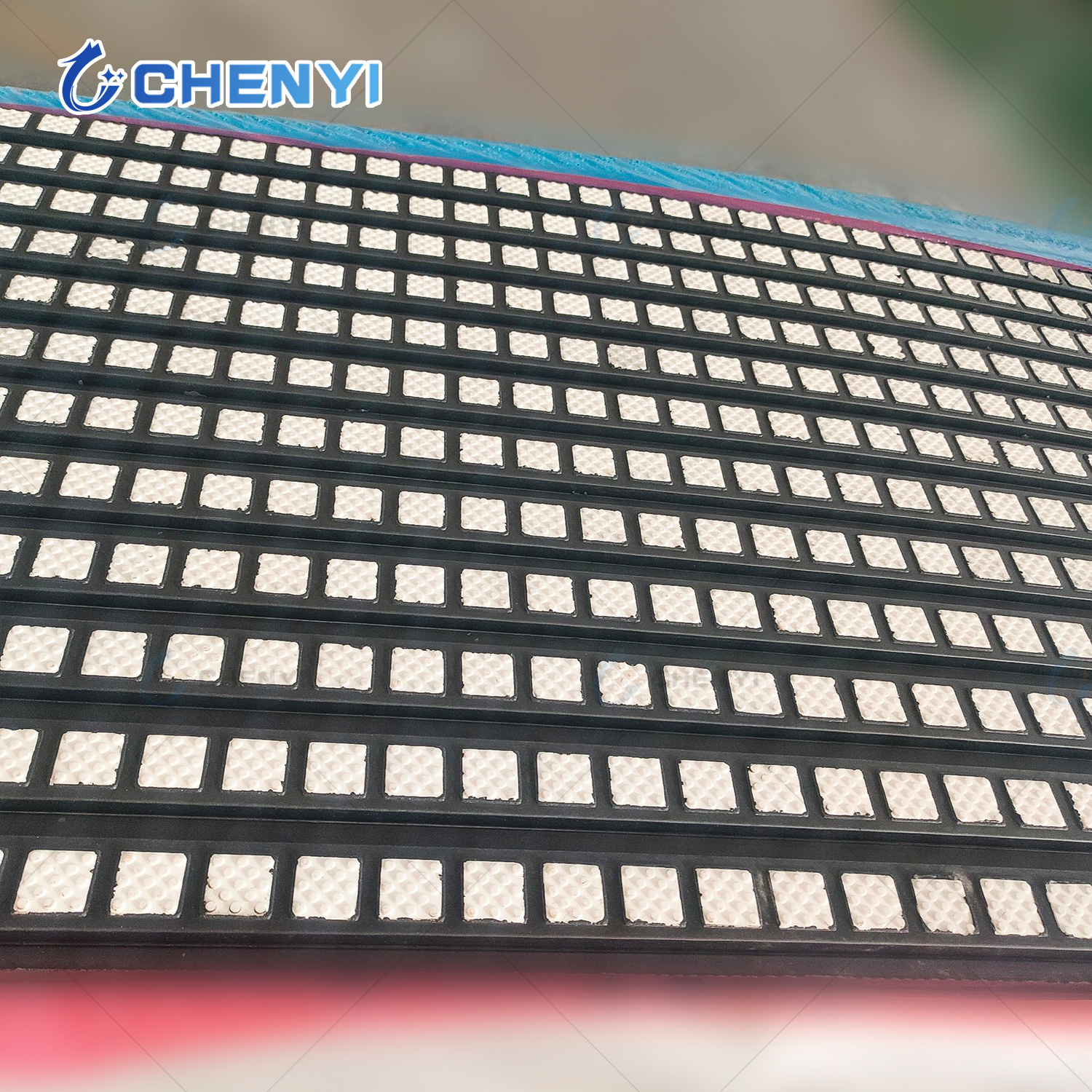 Wear-resistant panel ceramic rubber composite liner with CN layer