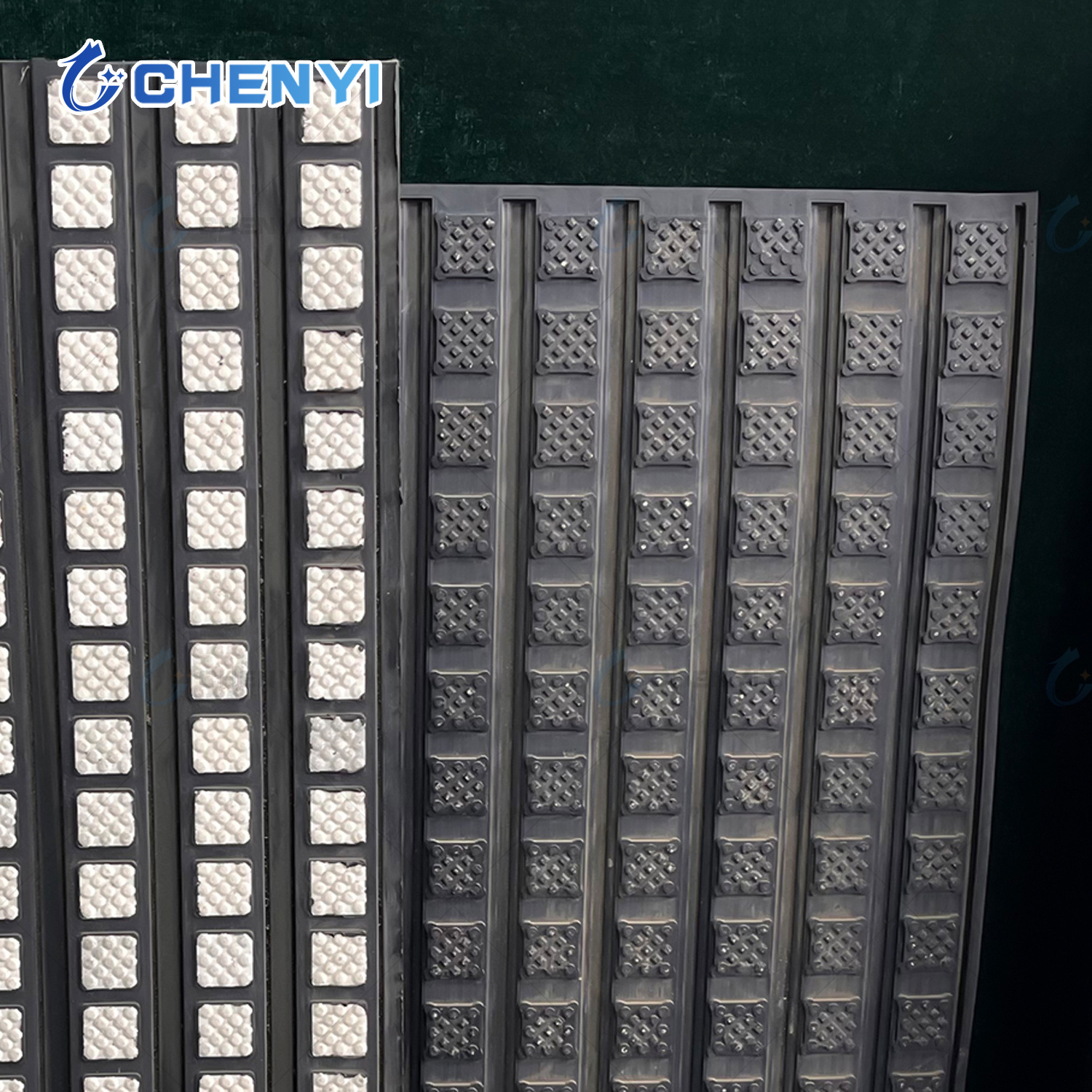 Wear-resistant panel ceramic rubber composite liner with CN layer