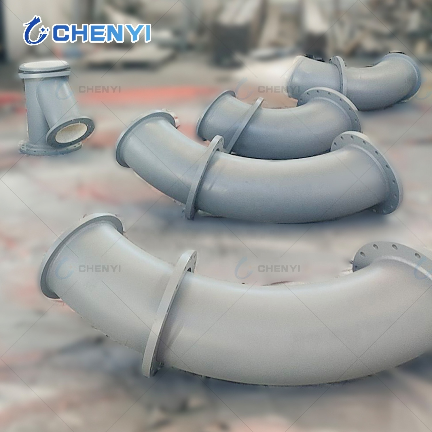 Wear&corrosion Protection 92% 95% Alumina Cast Basalt or Silicon Carbide Sisic Rbsc Ceramic Lined Pipe for Industrial Using