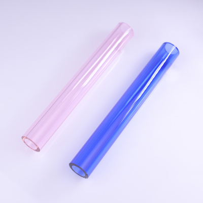 Chinese hot sale colored pyrex glass tube pipes