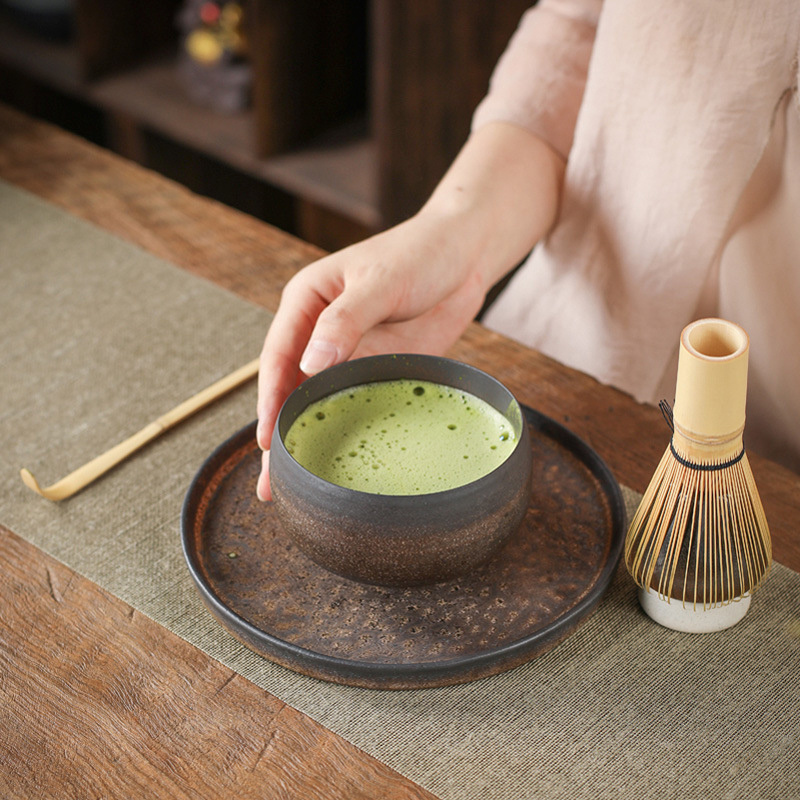 Wholesale Green tea ceremony set Bamboo Matcha Tea Whisk Bowl Matcha Whisk Bamboo Matcha Set with OEM packing for gift