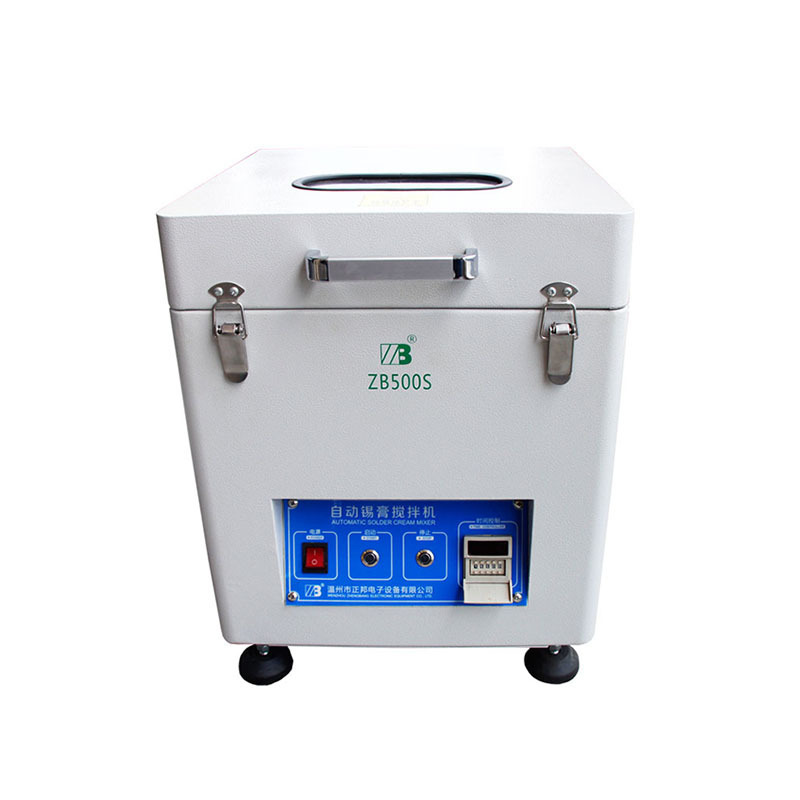 ZB500S 220V Solder Paste Mixing Equipment High Speed Solder Paste Mixer 500g*2tanks Automatic Pcb Solder Paste Mixing Machine