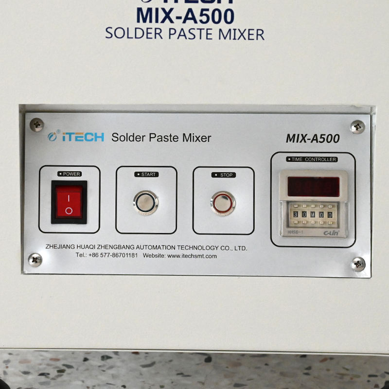 ITECH MIX-A500 SMT Solder Paste Mixer Equipment 500gx2 High Speed Pcb Solder Paste Mixing Machine For Smt Pcb Production Line