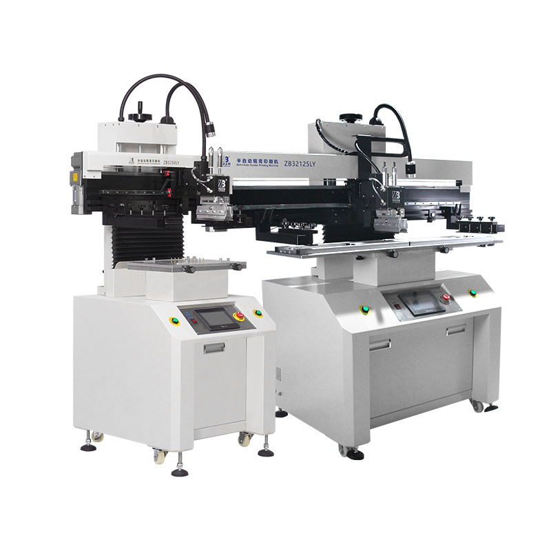 SMT screen printer /silk screen and pcb automatic press printing machines/pcb semi auto solder paste printer