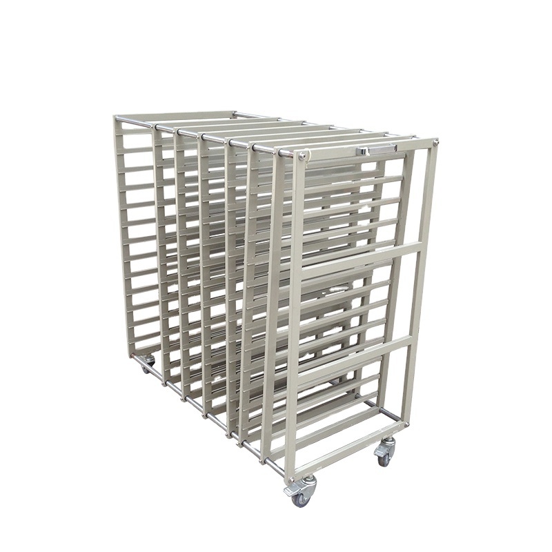 Most Popular ESD Stainless Steel Recycle Trolley , ESD Turnover Cart ZB1000J