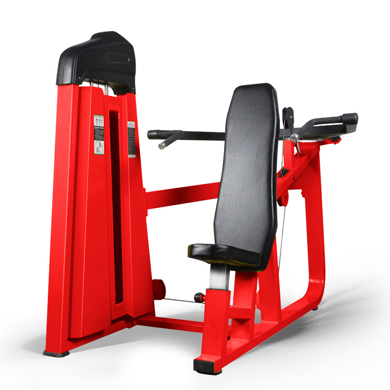 China Factory Pin Loaded Commercial Gym Equipment Sports Strength Trainer Shoulder Press Machine For 70KG Weight Stack