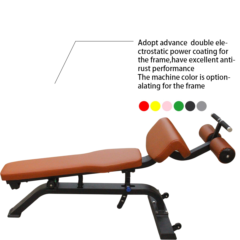 Fitness commercial use gym equipment  adjustable abdominal  bench