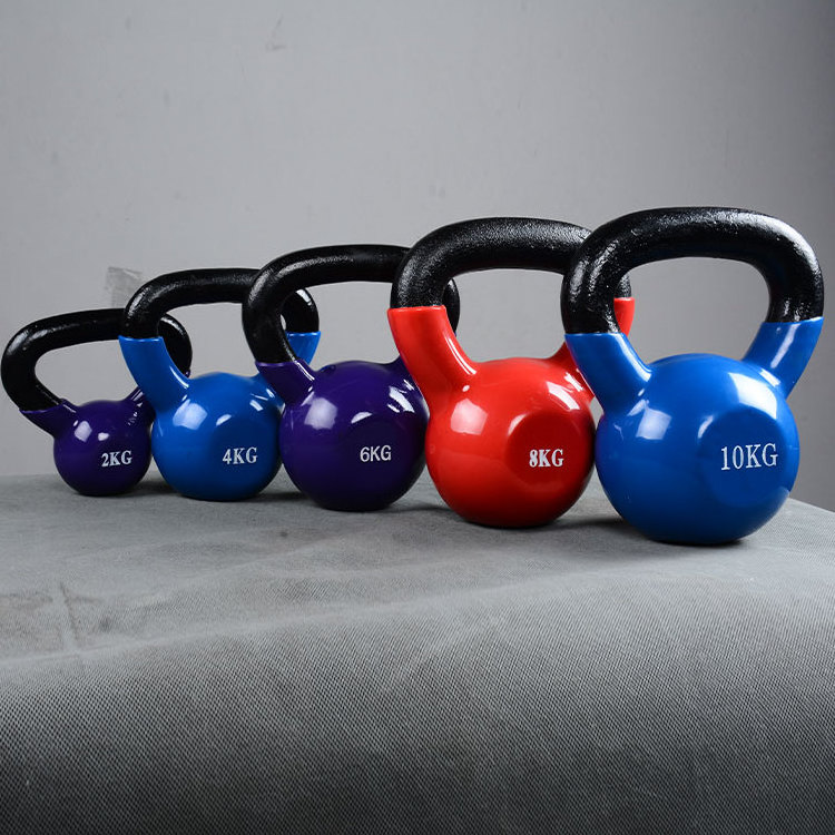 High Quality Shandong Factory Direct Sales Colorful Kettle Bells Weight Sets