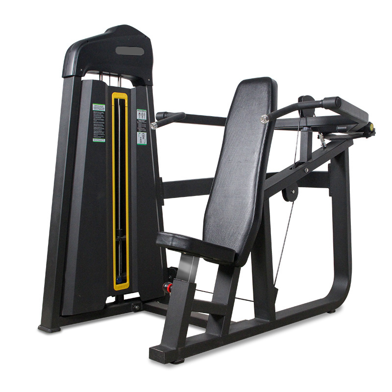 China Factory Pin Loaded Commercial Gym Equipment Sports Strength Trainer Shoulder Press Machine For 70KG Weight Stack