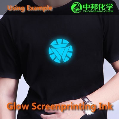 glow in the dark powder for hot shirts