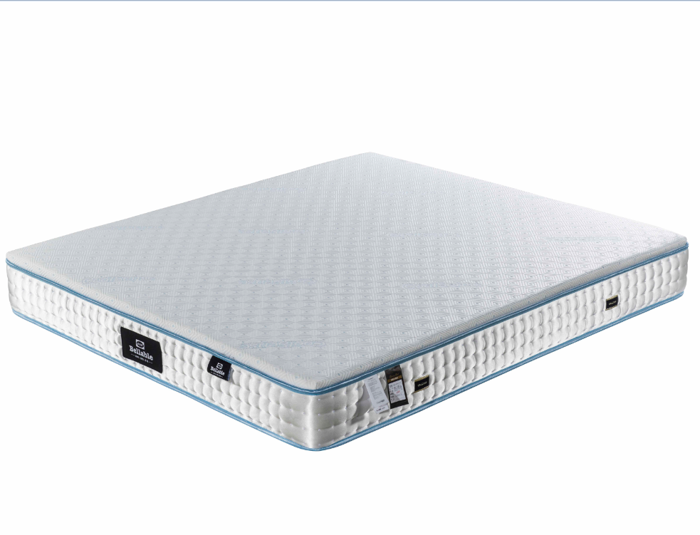 customize zibo hengfu Queen pillow top pocket tanzania in a box hotel bed firm coil bed soft zone spring mattress