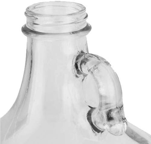 High Quality Factory Price 1 Gallon Glass Jar Water Jug Carboy With Black Lid