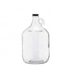 High Quality Factory Price 1 Gallon Glass Jar Water Jug Carboy With Black Lid