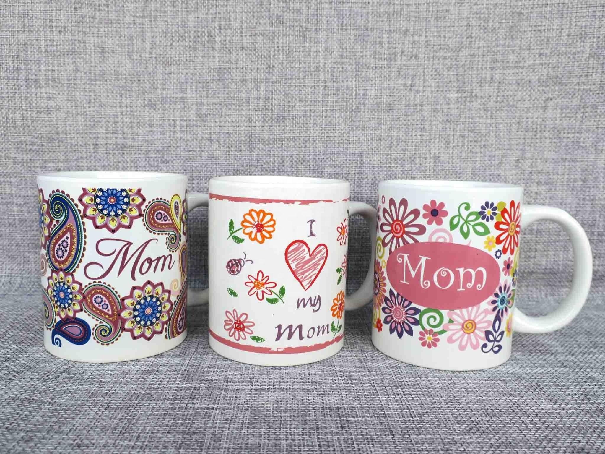 cheap 11 oz hot selling holiday gift custom logo printing ceramic coffee mug for mother Day