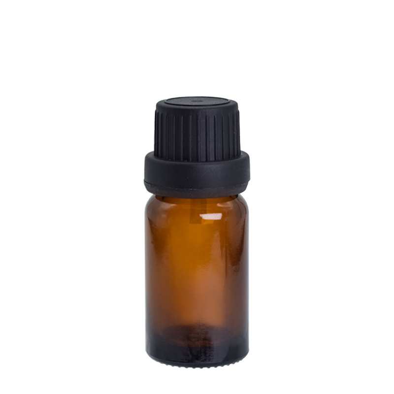 Amber essential oil  glass bottle