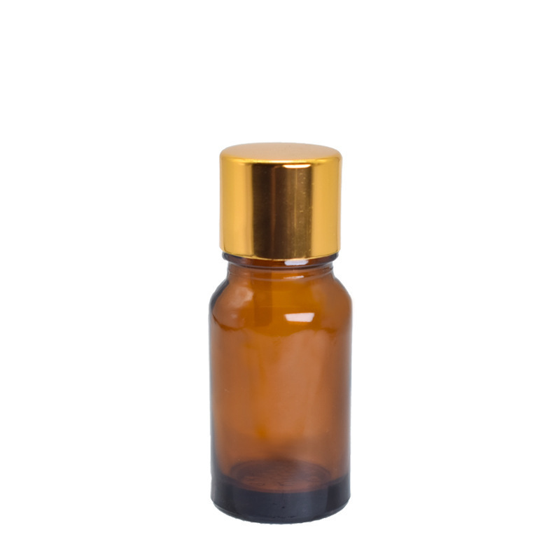 Amber essential oil  glass bottle