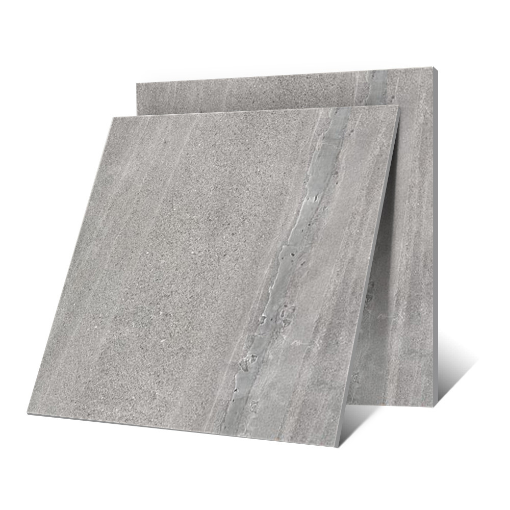 Hot Sale Polished Concrete Look Porcelain Tiles with 600 X 600mm Glazed Tiles Indoor and Outdoor interior Tiles 69505