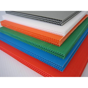 Best Price 5mm pp corrugated sheet 4mm twin wall plastic hollow lattice board