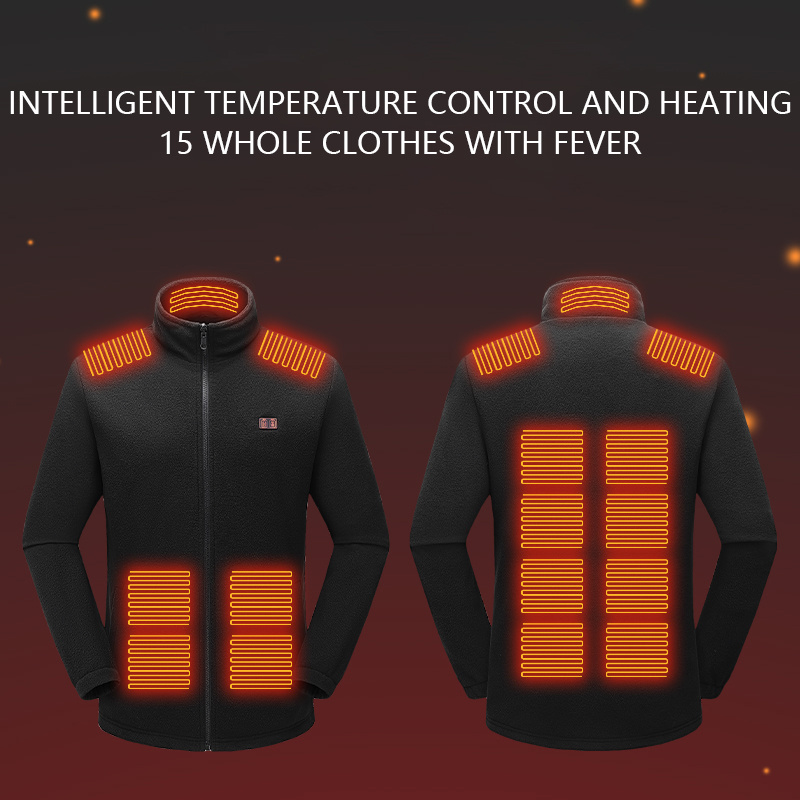 Washable 11 Hot Zone Usb Heated Jacket Custom Winter Veste Chauffante Heating Jacket For Winter