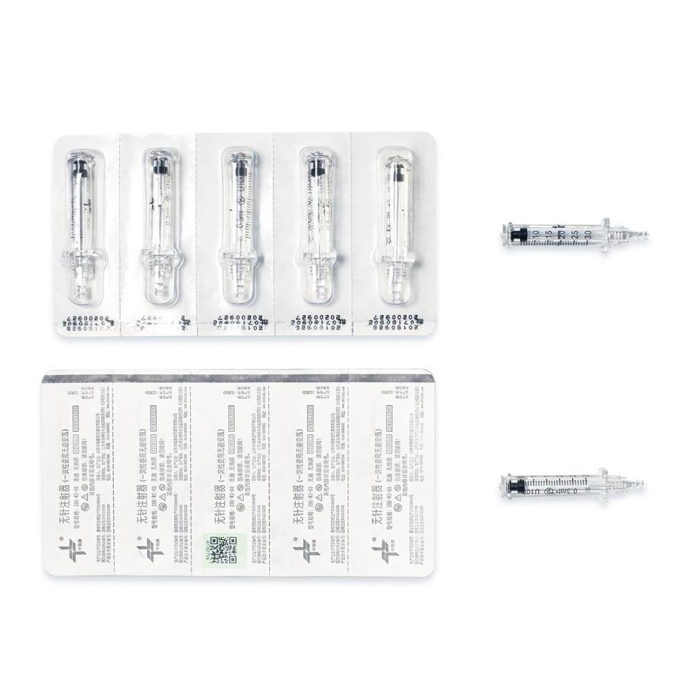 0.3 ml Disposable Plastic Hyaluronic pen Ampoule Head/ampoule syringe For Hyaluronic Pen/Needle free injector