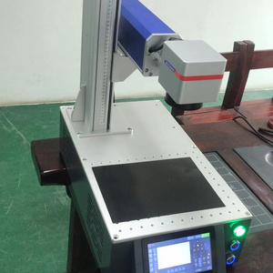 Metal Aluminum Desktop Split CO2 Galvo Laser Marking Machine 30W