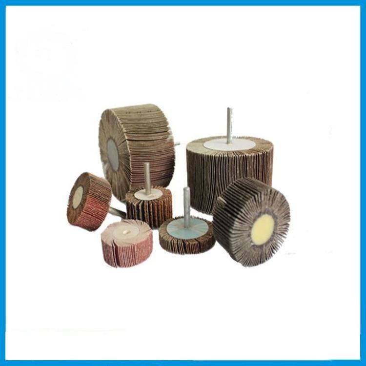 Factory Direct Sale Flap Wheel Abrasive  Internal Polishing Alumina Glass Grinding Wheel With Shaft