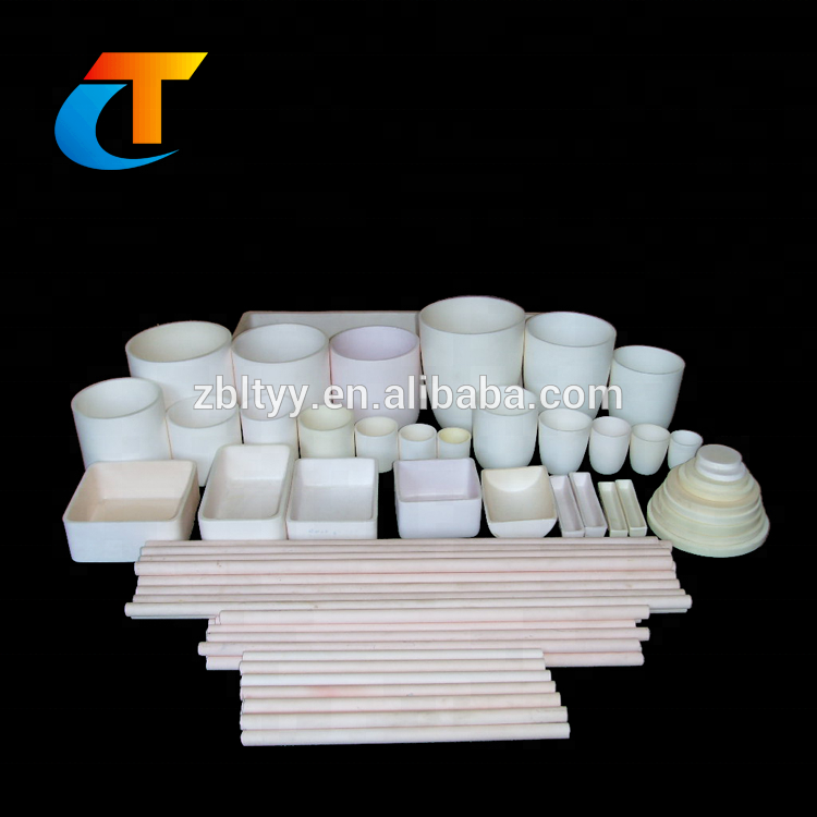 Laboratory Ceramic Crucible For Melting Frit And Glass