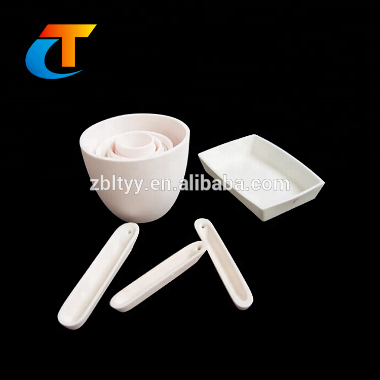 Laboratory Ceramic Crucible For Melting Frit And Glass