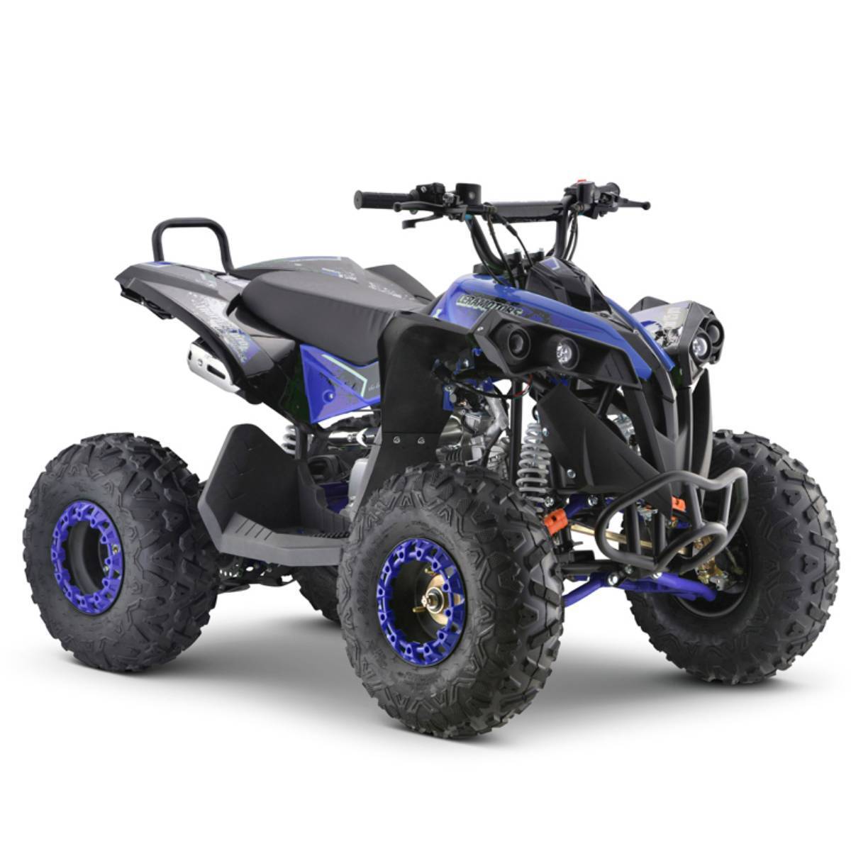 ATV 125cc 4 wheels 4 stroke Blue 125 ATV seeya Warrior farm quad bike W6 II with CE