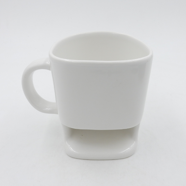 Wholesale customized Cookie Ceramic Mug With Biscuit Holder