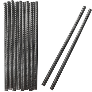 Fiberglass Steel Reinforcing Bars Heavy Duty Hook Ground Anchors Stakes, Straight Metal Stakes for Concrete Forming