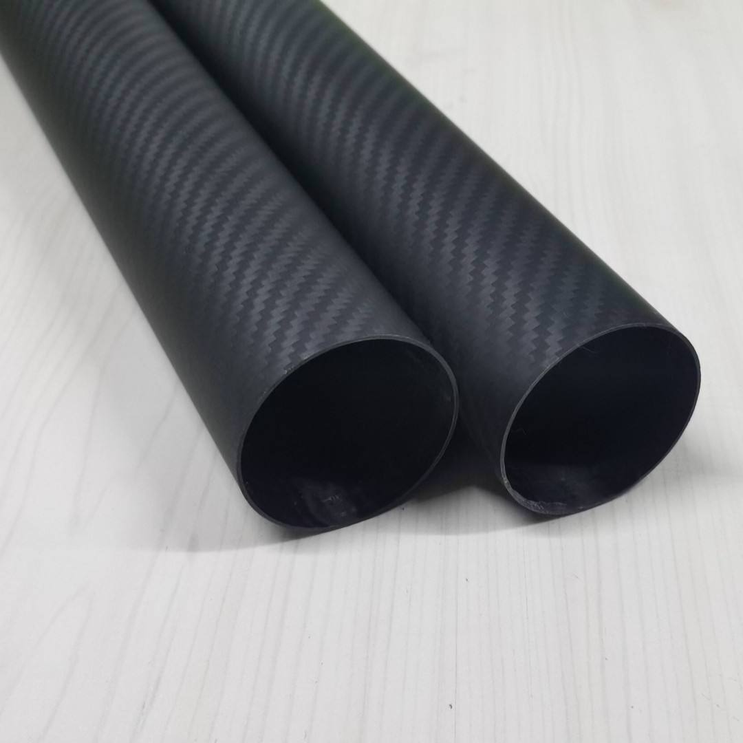 Customized carbon fiber pipe high-quality 40mm 50mm 60mm 70mm 80mm 3k carbon fiber pipe low-density light colored carbon fiber