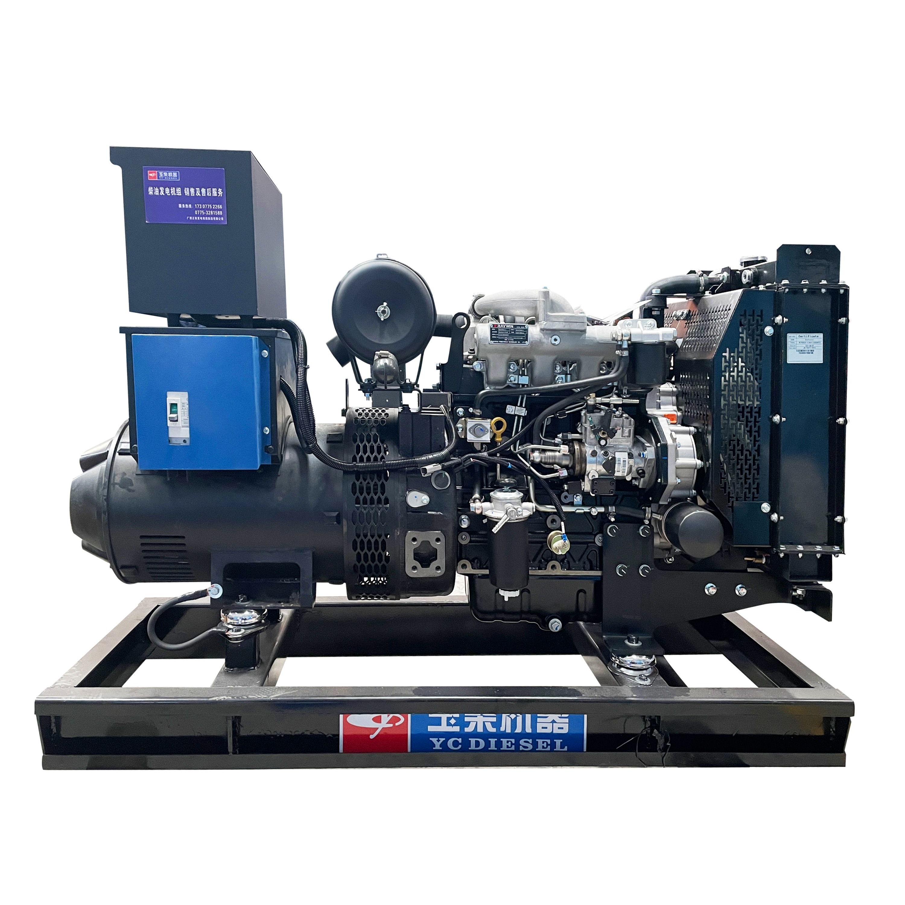 Zhengchai High-Efficient 20Kw Diesel Engine ZC28GF1 Home Use Construction Machine HPCR Fuel System Water-Cooled HPCR Bearing