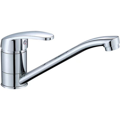 Hot and Cold Water Single Handle Kitchen Sink Faucet Long Spout Brass Kitchen Faucet