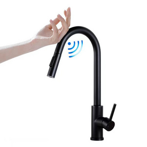 Hot Sale 360 Degree Rotatable Smart Kitchen Tap Pull Out Sensor Touch Kitchen Faucet